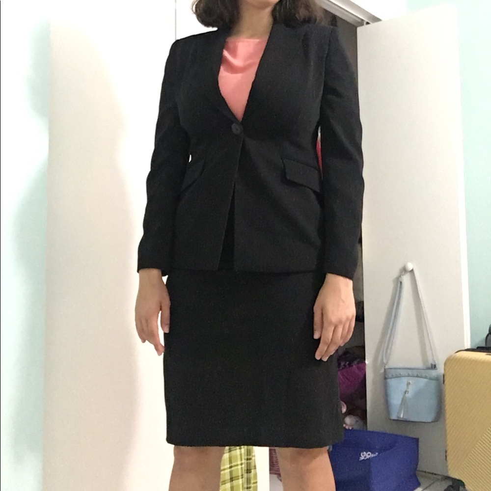 Black Skirt Suit Size 4p